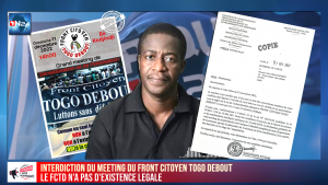 Interdiction du meeting du Front Citoyen Togo Debout